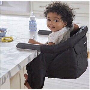 Inglesina Fast Table Chair Black Portable Clip On High Chair New Open Box w/ Bag